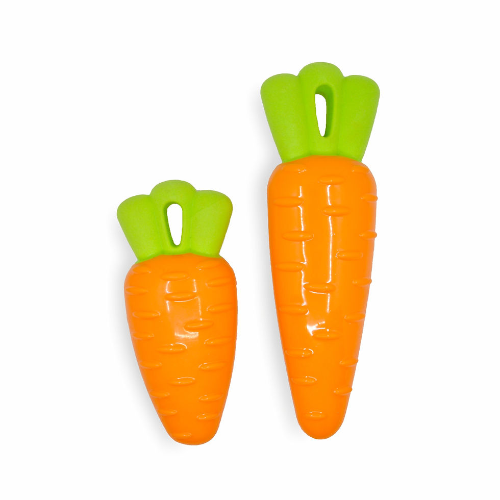 Thumbnail: FOFOS Vegi-Bites Carrot (Small) Dog Chew Toy