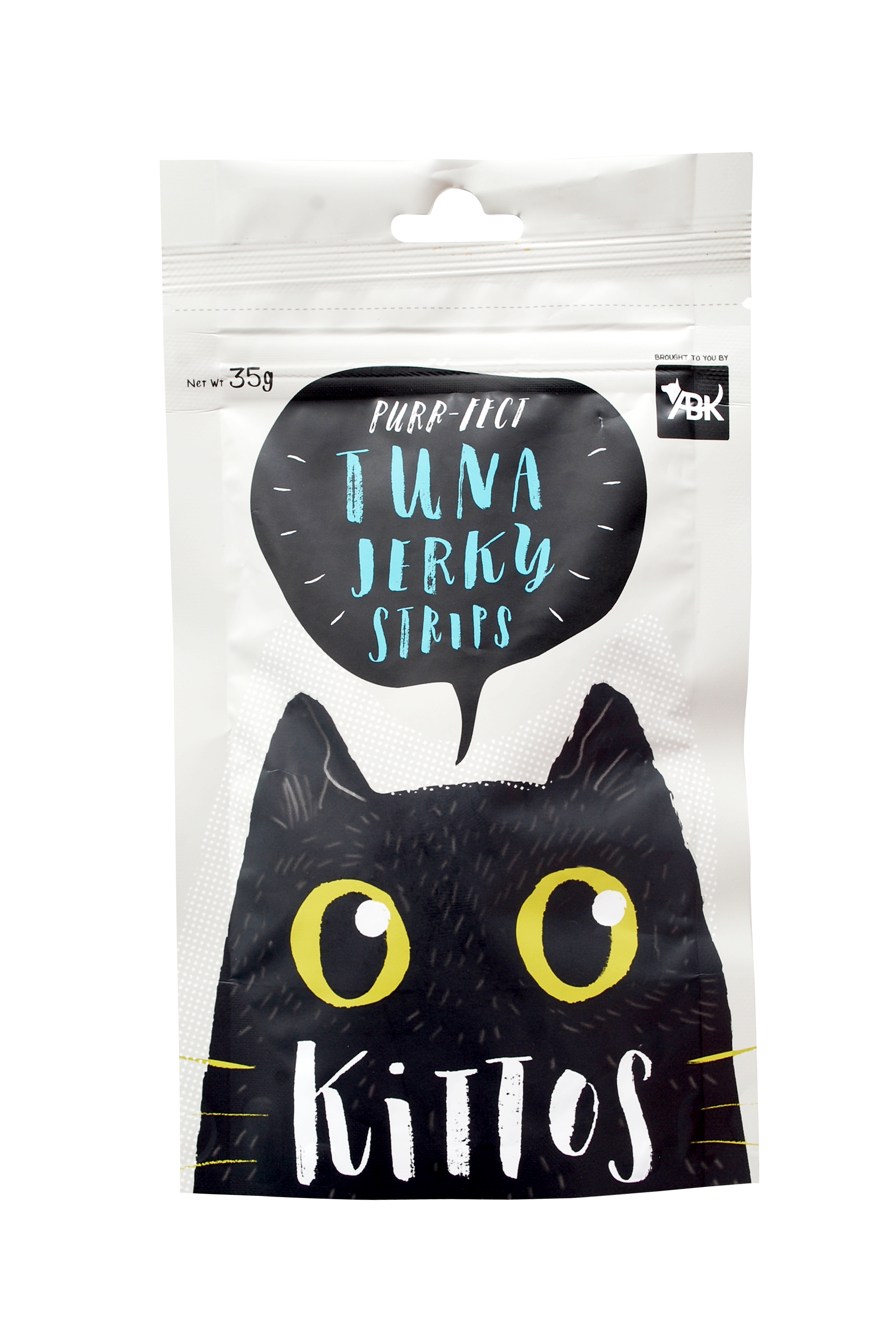 Kittos Purr-Fect Tuna Jerky Strips Cat Treats - 35g