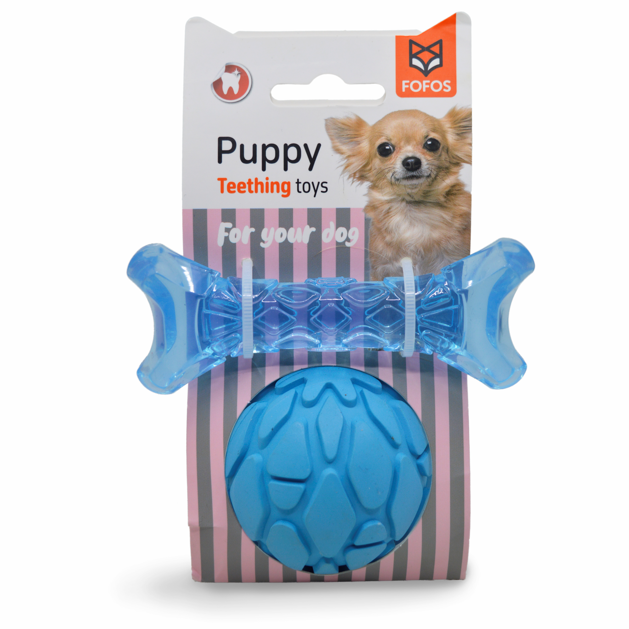 FOFOS Milk Bone & Ball Teething Dog Toy
