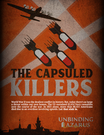 Unbinding Lazarus - Opioid Awareness Poster