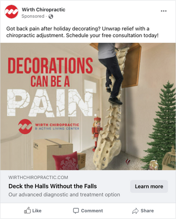 Wirth Chiropractic - Holiday Ad #1