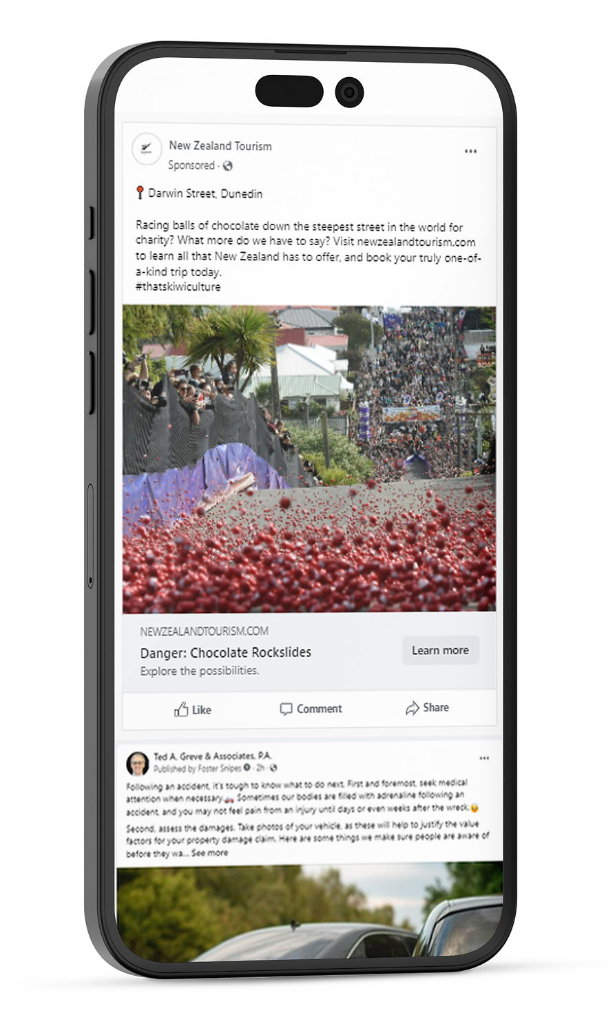 NZ tourism fb ad phone mock.png