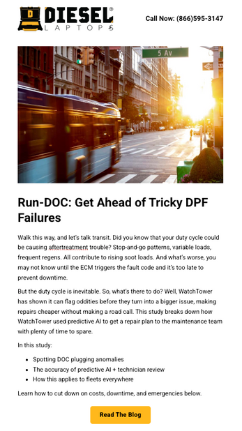 WatchTower AI DPF Email