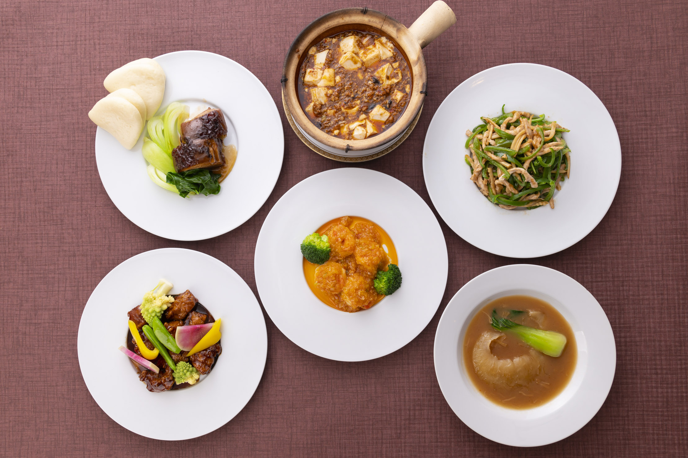 Arranged Food and Objects