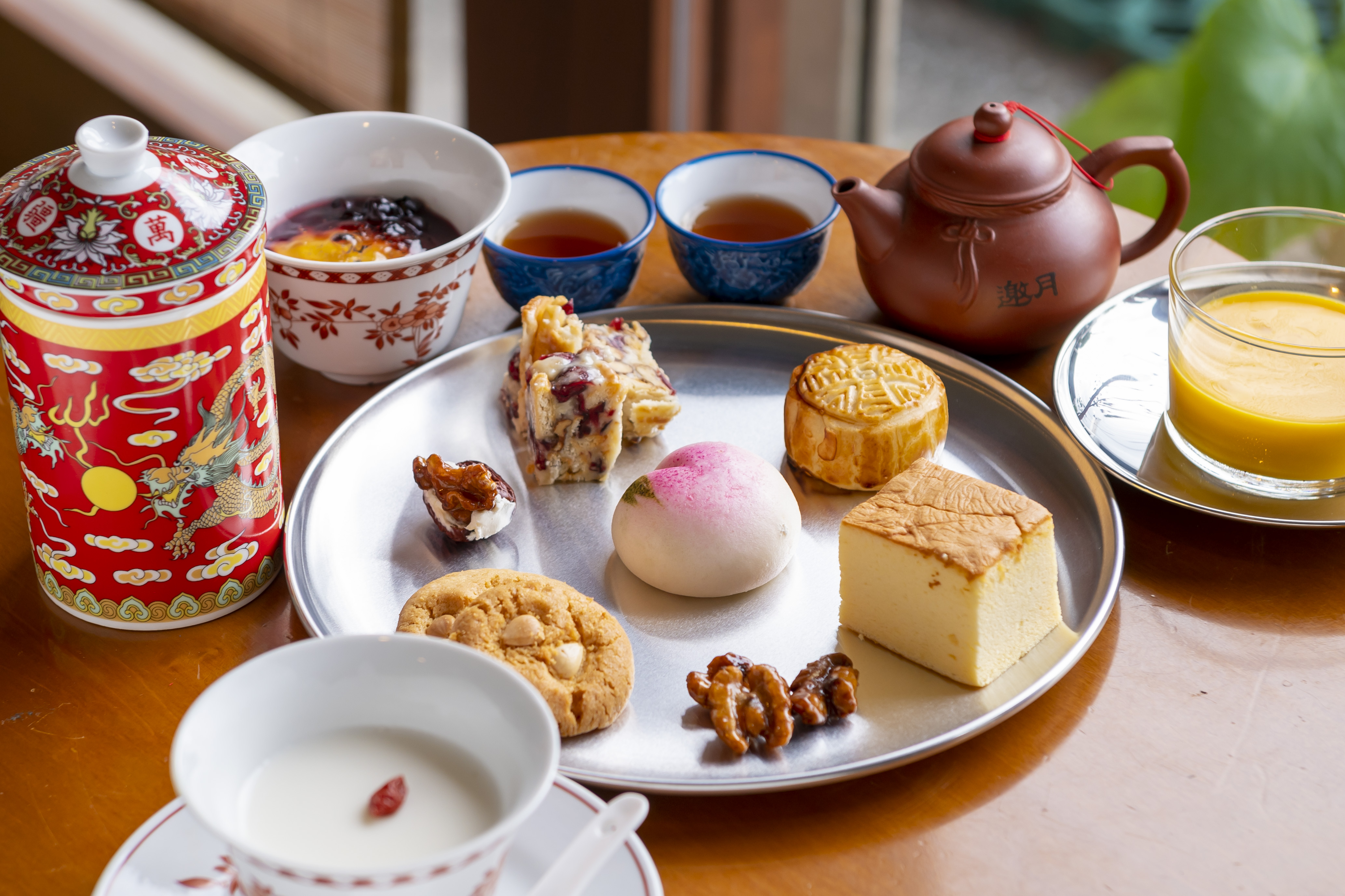 Arranged Food and Objects