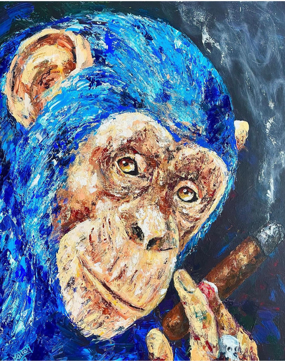 BOHEME
Acrylique sur toile
105x90cm année 2023