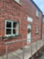 A view from outside BBS at Christmas