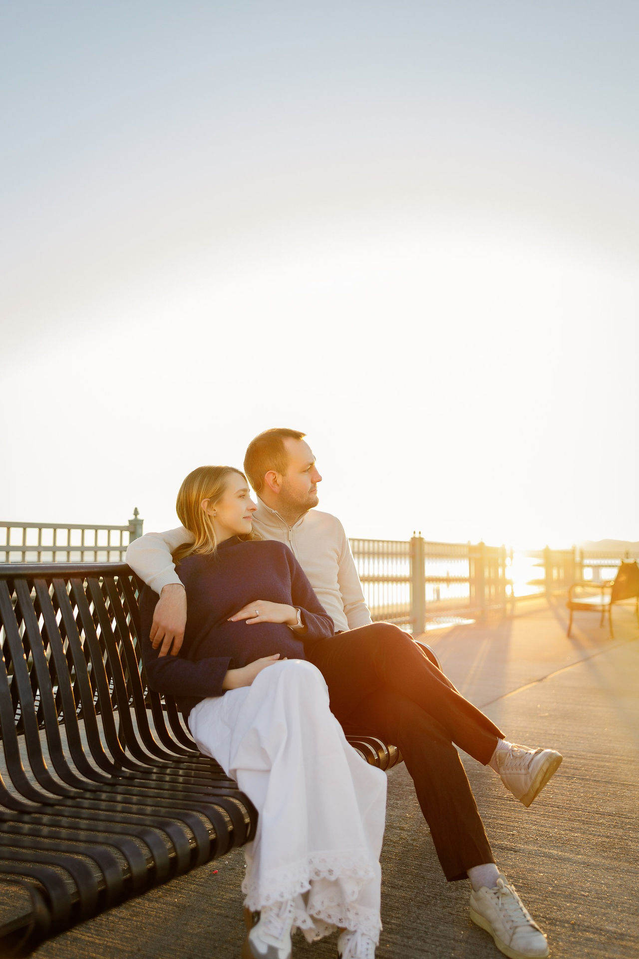 burlington waterfront foliage photoshoot