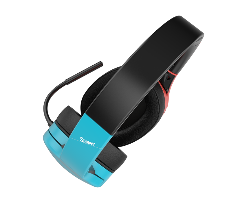Thumbnail: Sades Spower Multi-Platform Wired Gaming Headset SA-725 (Blue x Red)