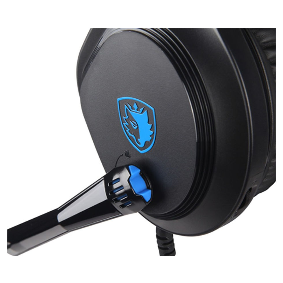 Thumbnail: Sades Cpower Wired Gaming headset SA-716 (Black)