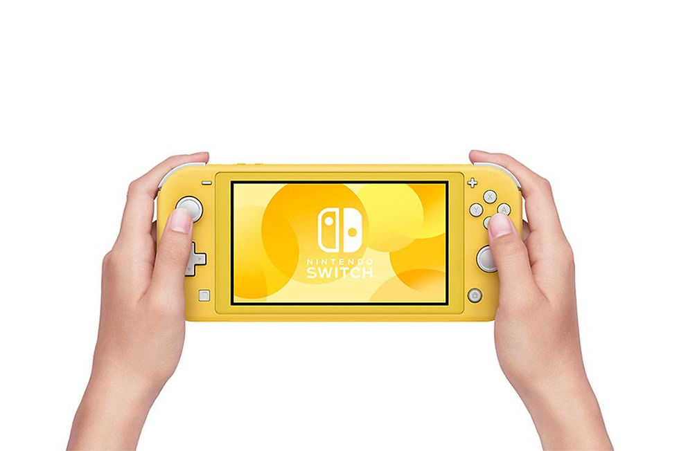 Imej kecil: Nintendo Switch Lite (Yellow) with Luigi's Mansion 3 Game