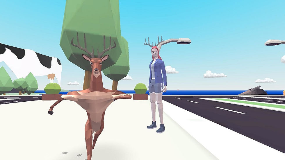 縮圖：DEEEER Simulator: Your Average Everyday Deer Game (English, Chinese Subs)