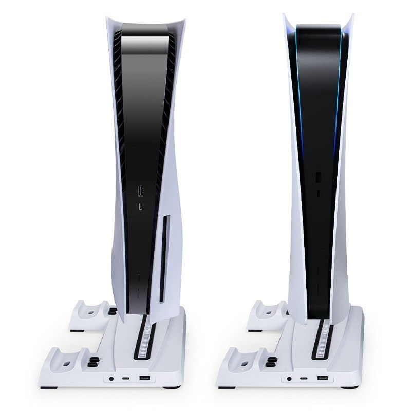 Thumbnail: OIVO Cooling Station with Controller Charger for PS5 Disc & Digital IV-P5241