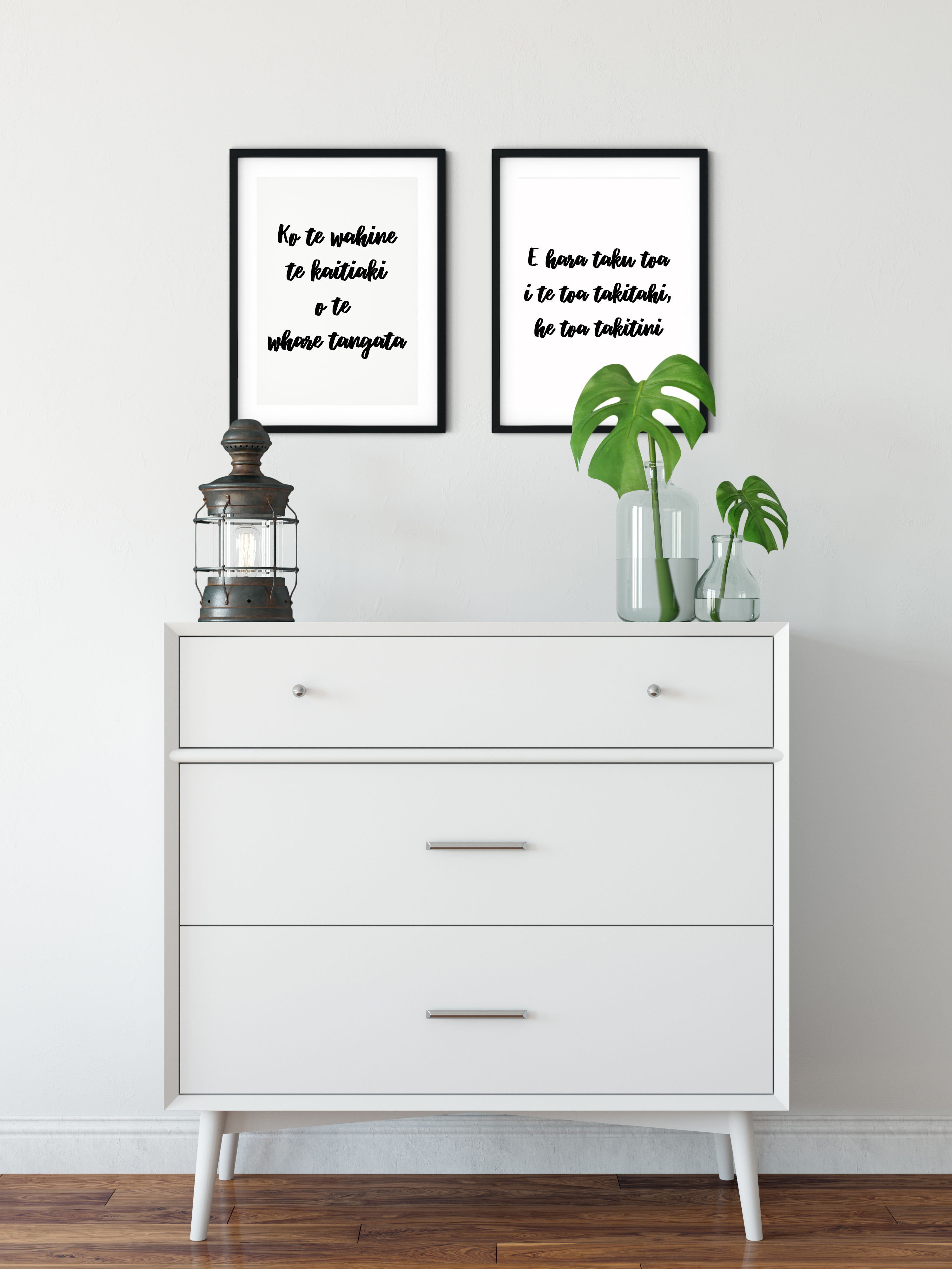 Black and White Print Combo