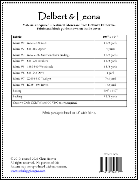 delbert and leona checker info