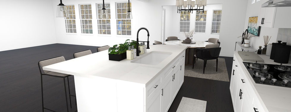 modern kitchen interior design - design concept 2
