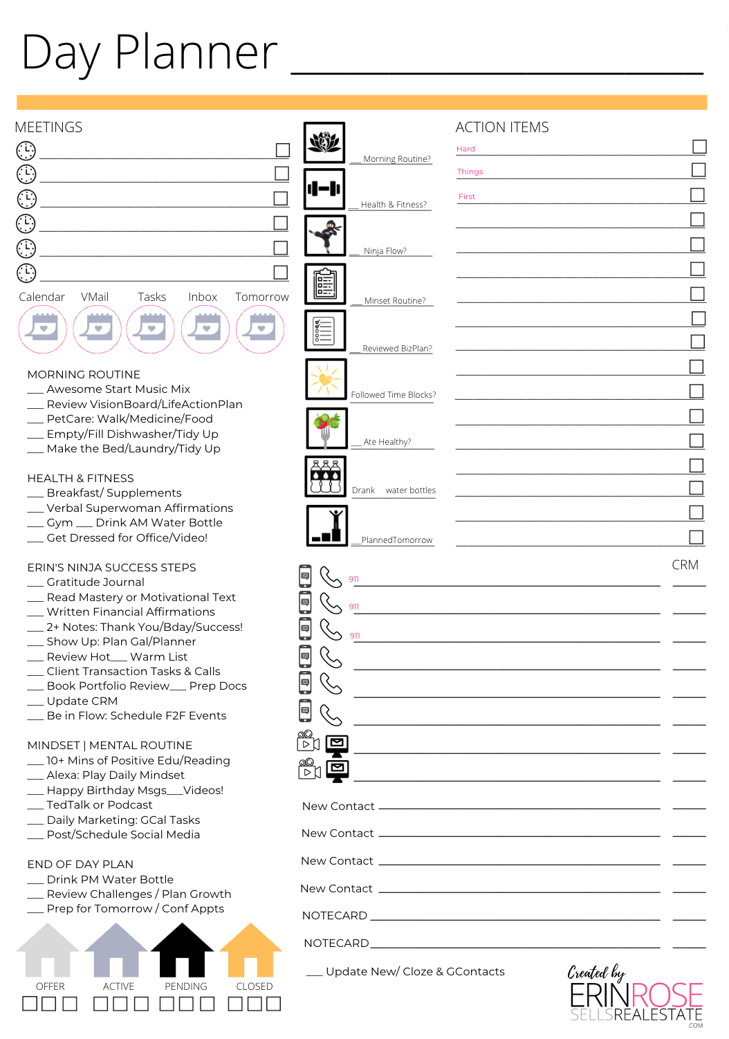 Daily Digital Planner Consultation & Design
