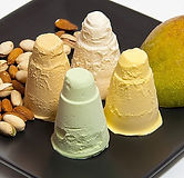 Indian Kulfi choice of mango, almond or pistachio flavours