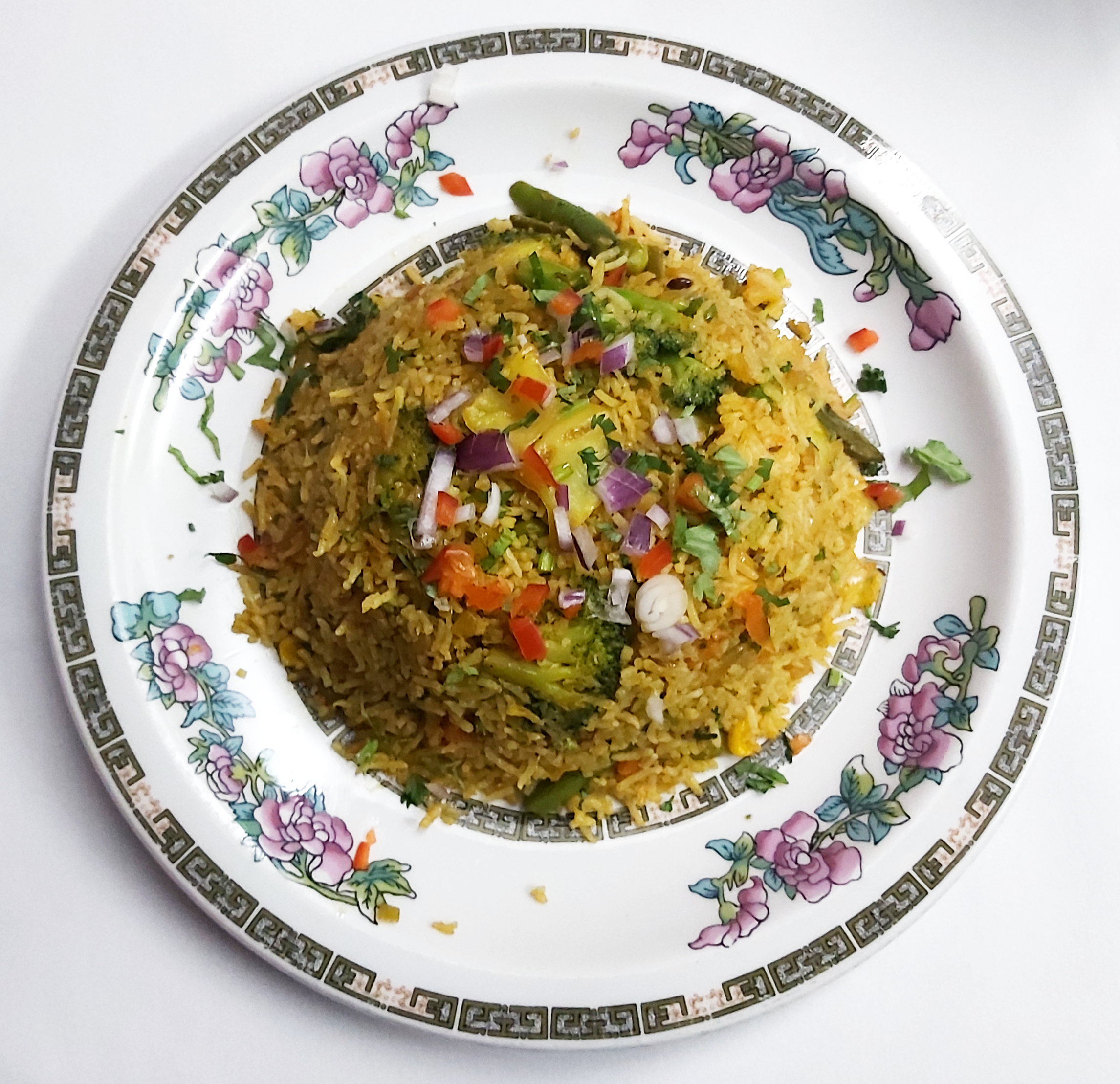 Arranged Food and Objects