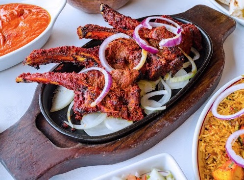 Arranged Food and Objects