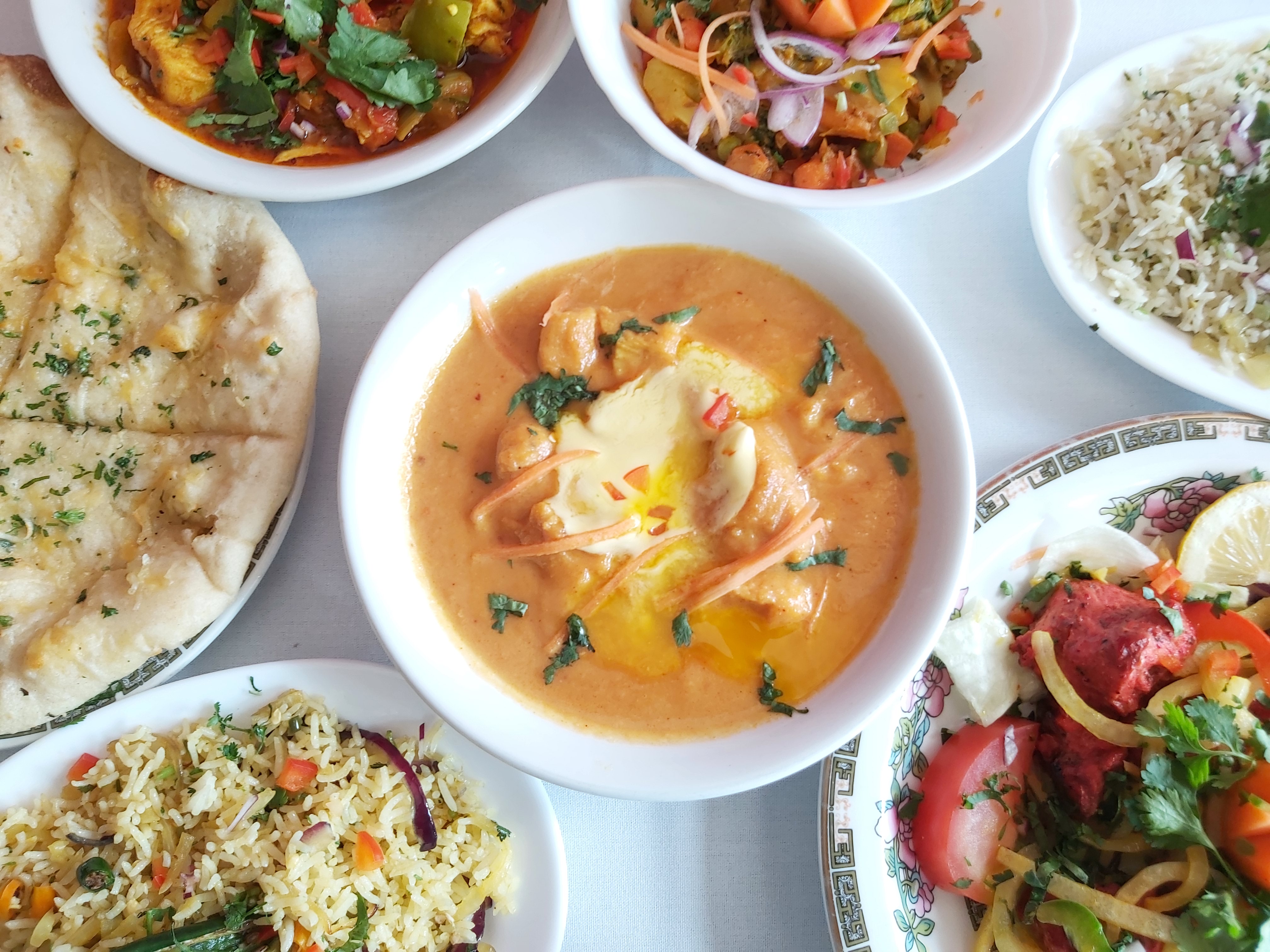 Arranged Food and Objects