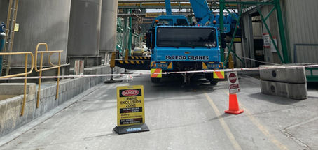 Crane Operators Must Maintain Safe Distance from Load and Use Exclusion Zones