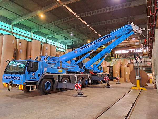 90 Tonne an d 100 Tonne lifting Paper Rolls