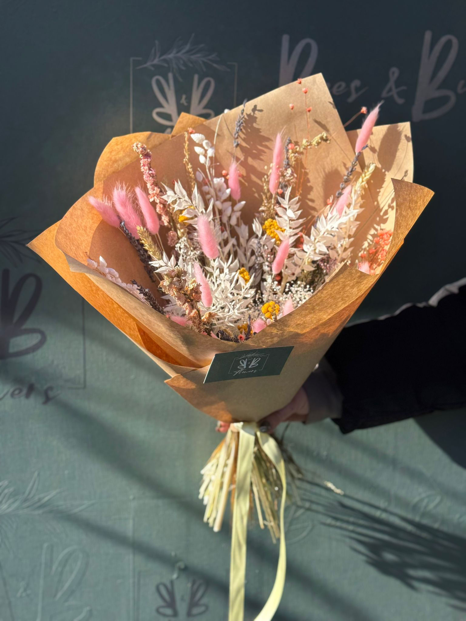 Dried Flower Bouquet - Price options. Pick your colours!