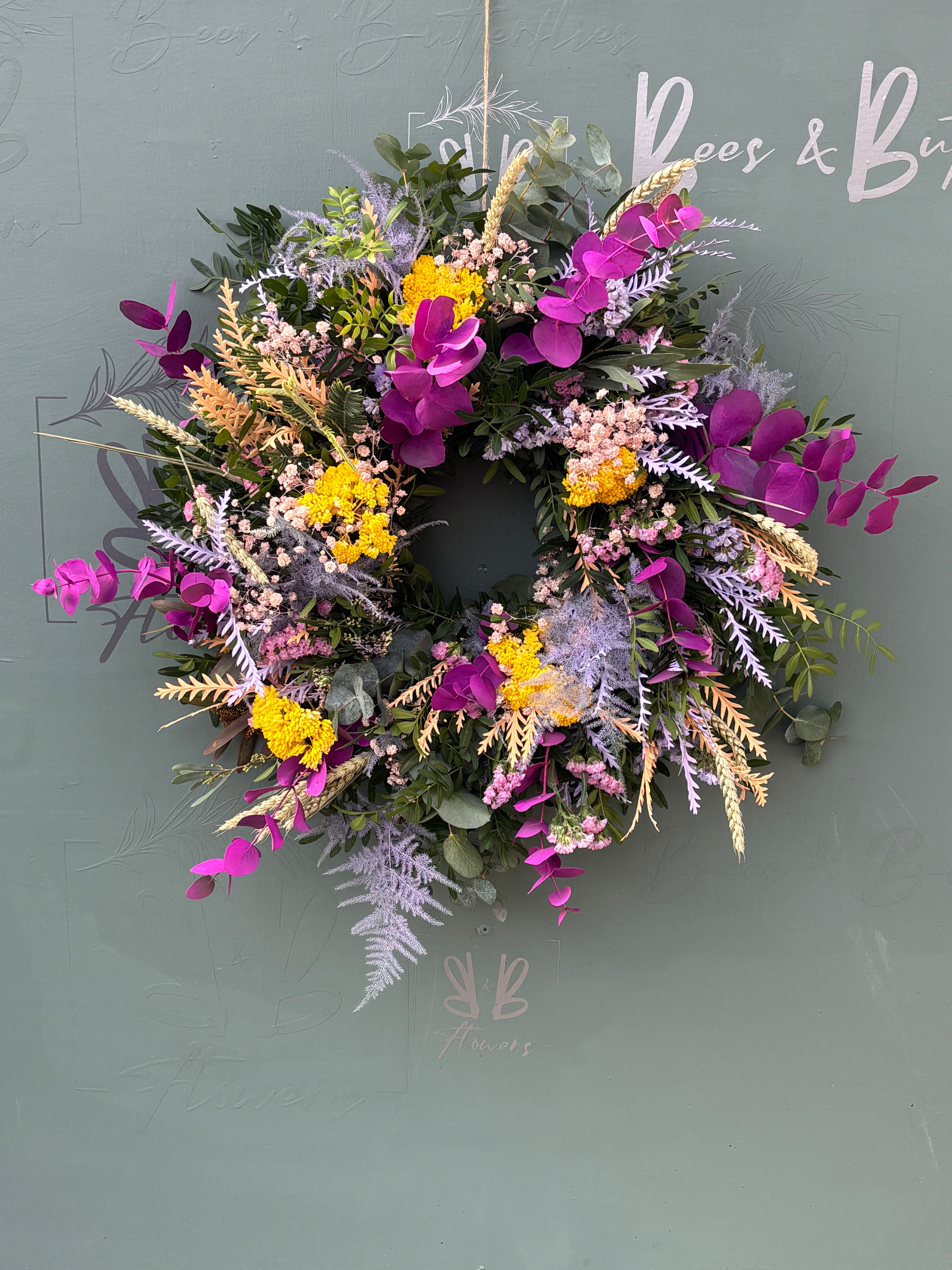 Spring Door Wreath 