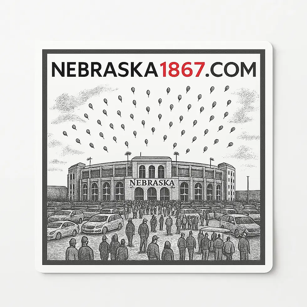 Thumbnail: Nebraska 1867 sticker inspired by Nebraska landscapes and heritage