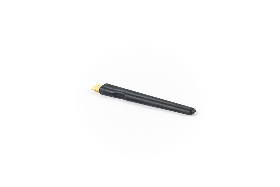 תמונה ממוזערת: ESD 0.5" flat Brush-Brass Bristles