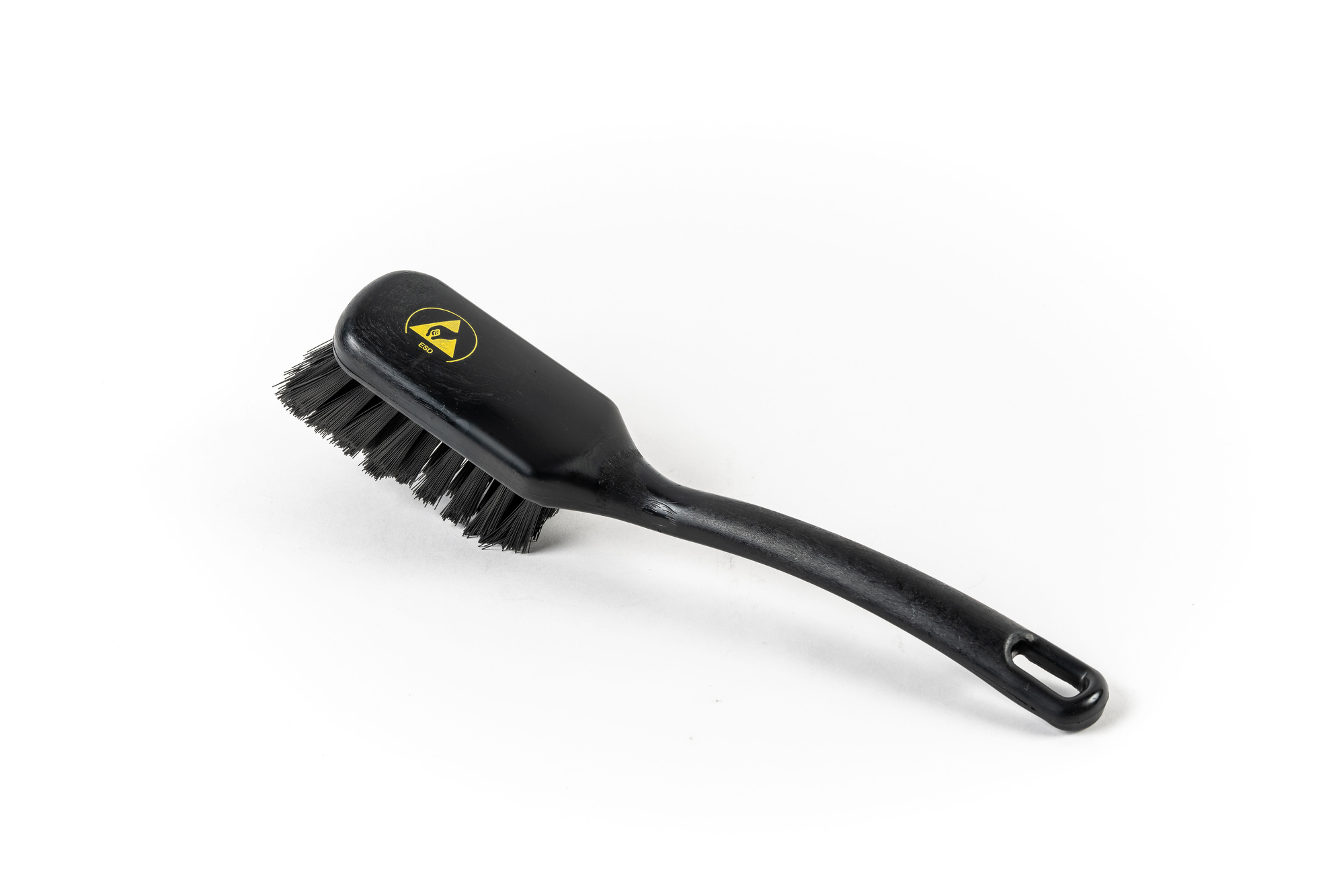 Curved handle utility brush