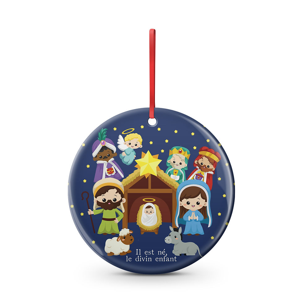 nativity orn il est ne le devin enfant