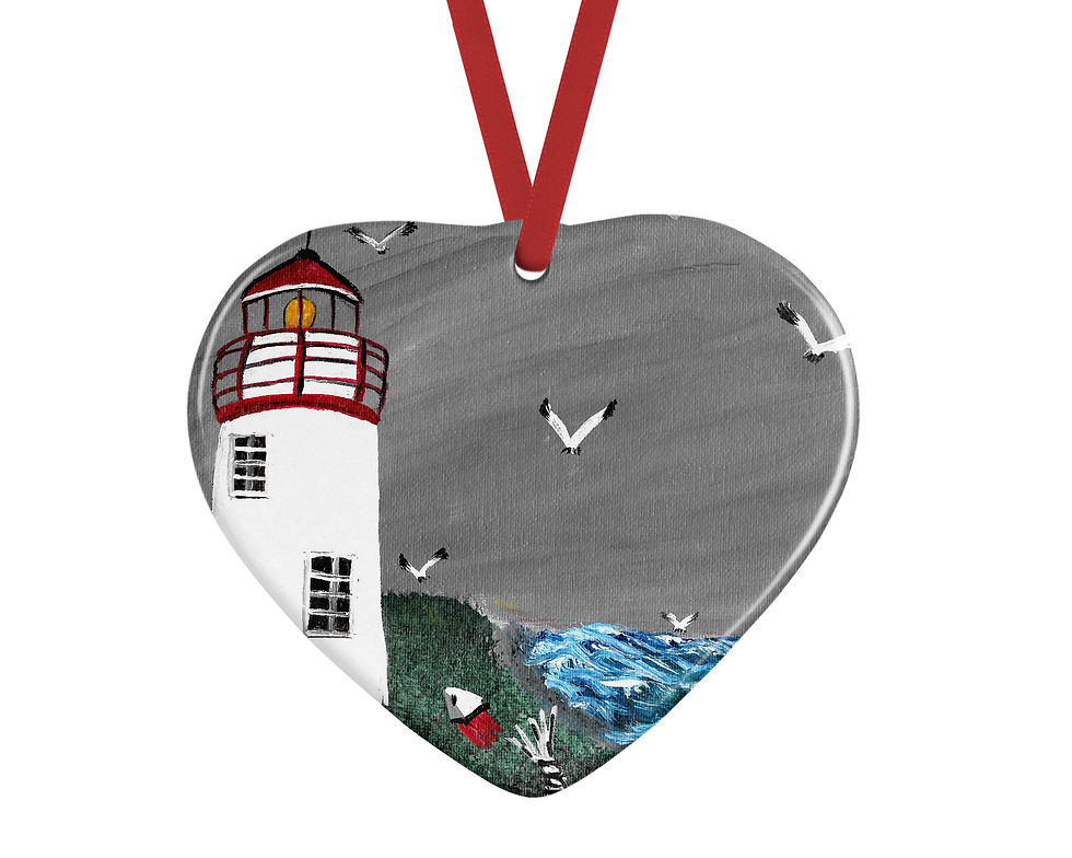 Acadian Painting Heart 1