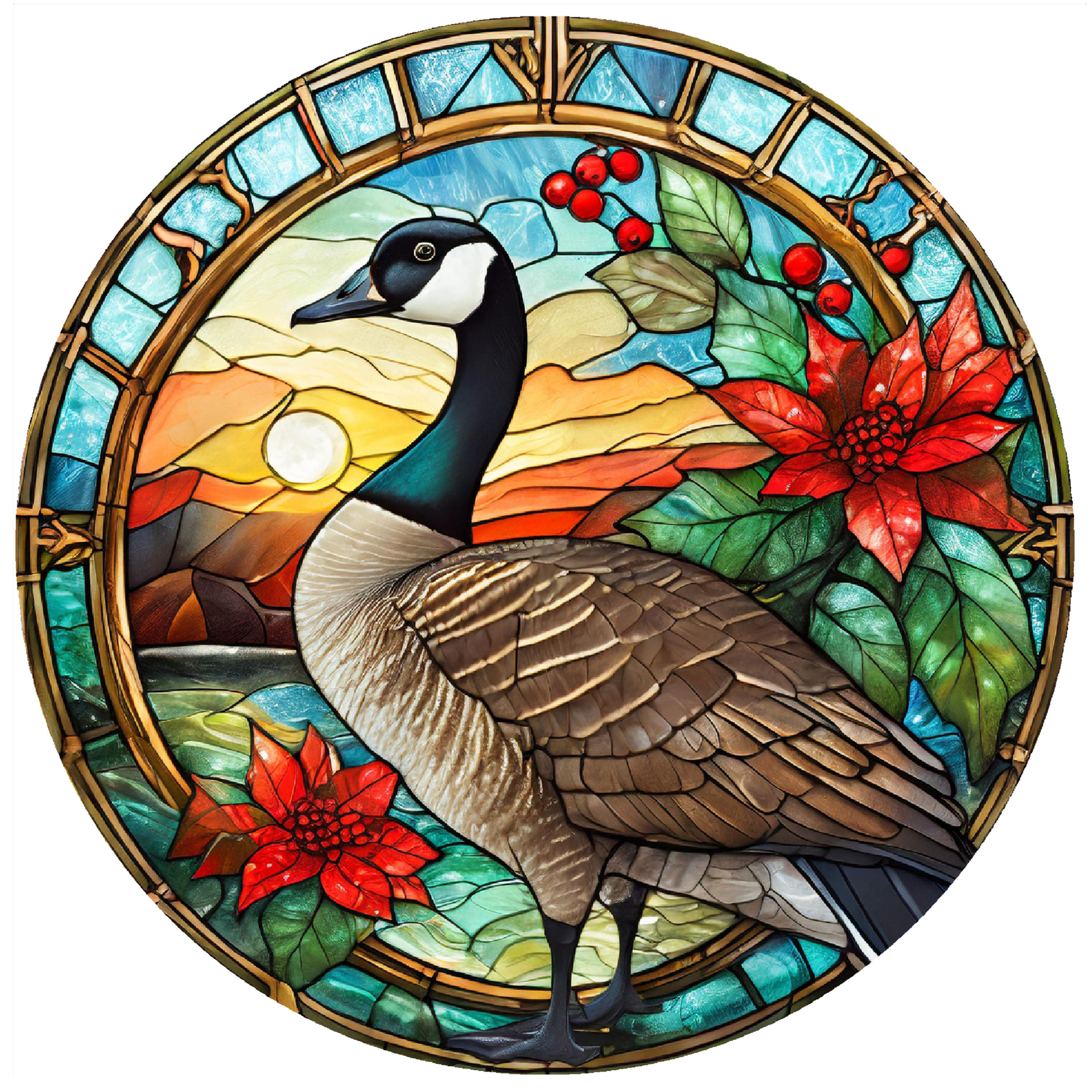 Glass Ornament design Canada Goose