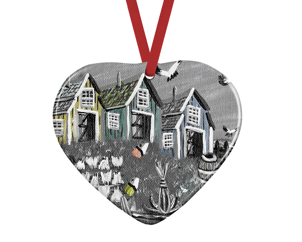 Acadian Painting Heart 8