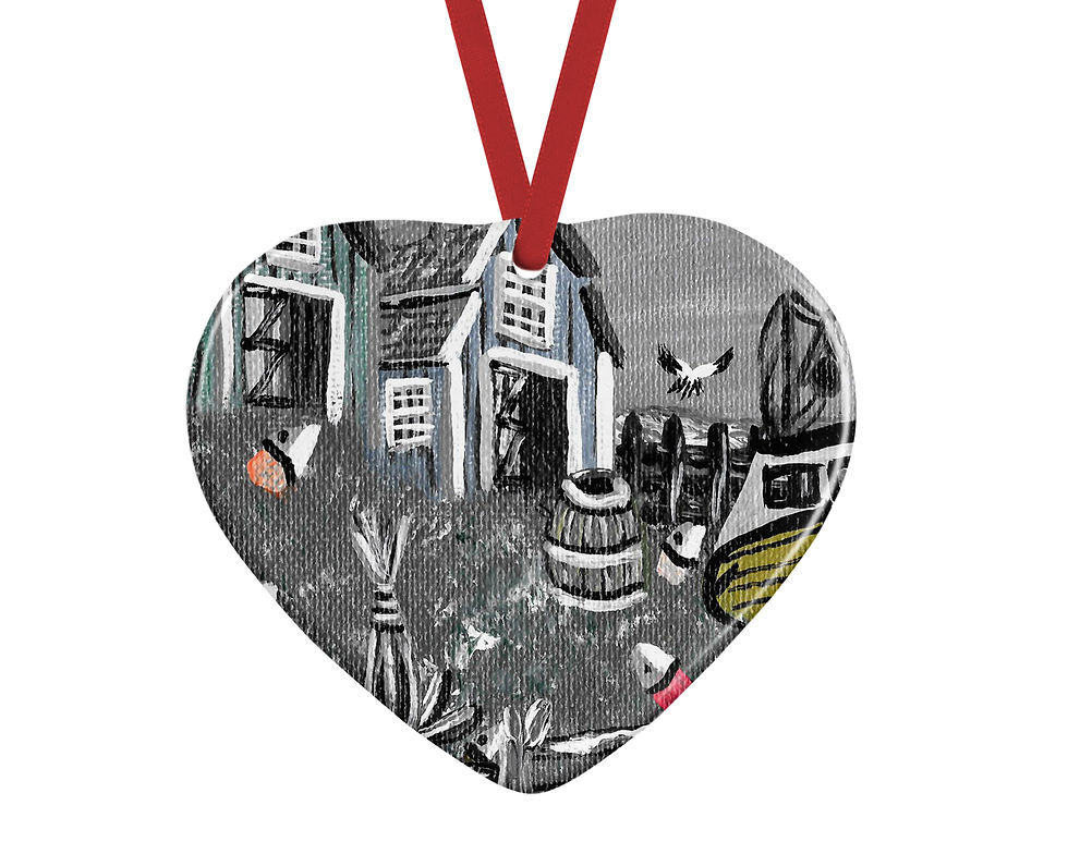 Acadian Painting Heart 6