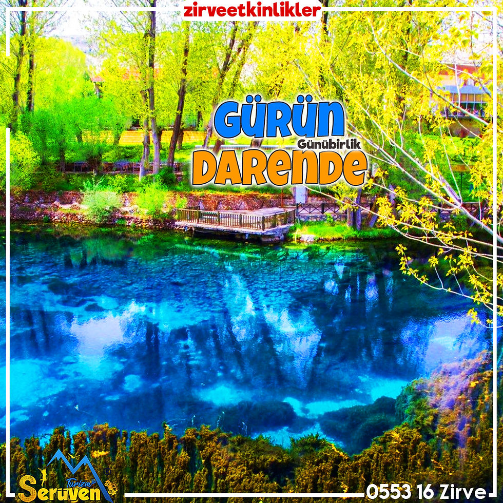 Kayseri hareketli Darende Gürün Serüveni 