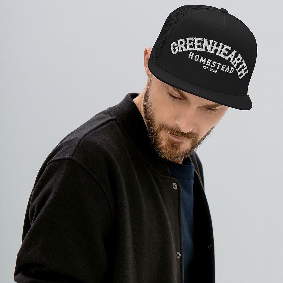 Thumbnail: GreenHearth Homestead Logo - Trucker Cap