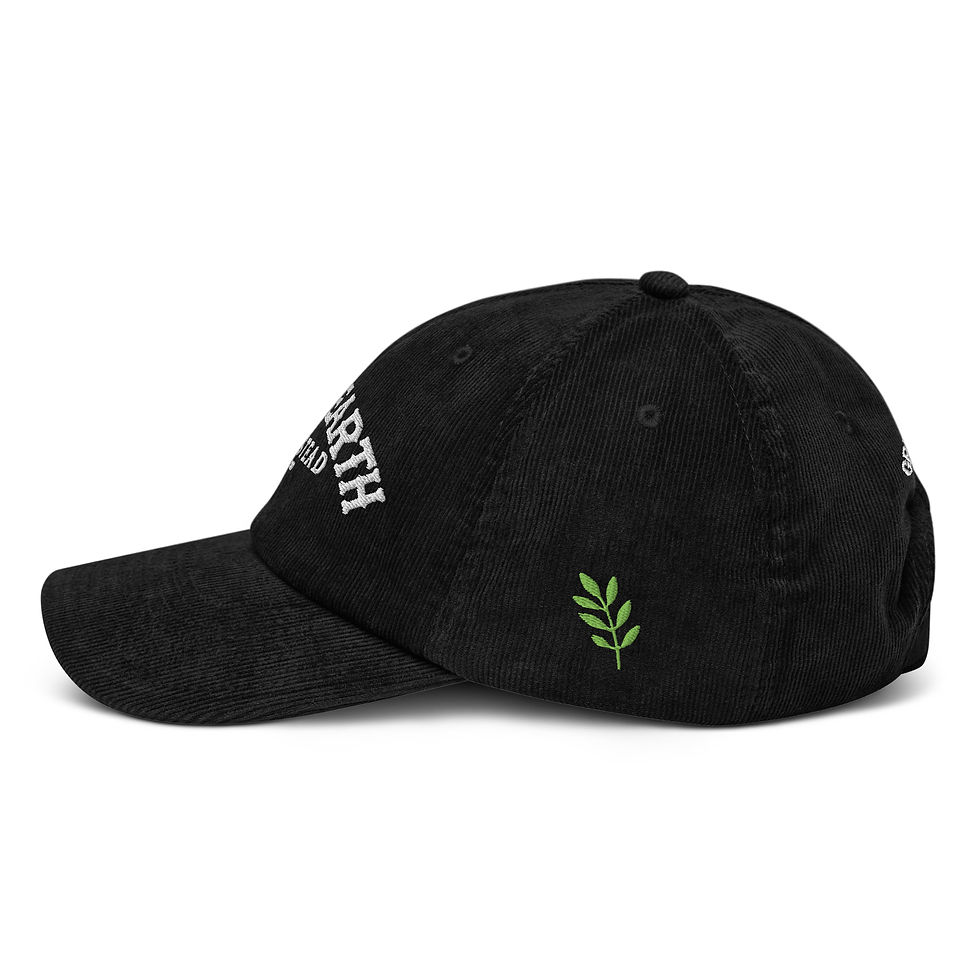 Thumbnail: PREMIUM GreenHearth Homestead [Rabbit + Sprig] Corduroy hat