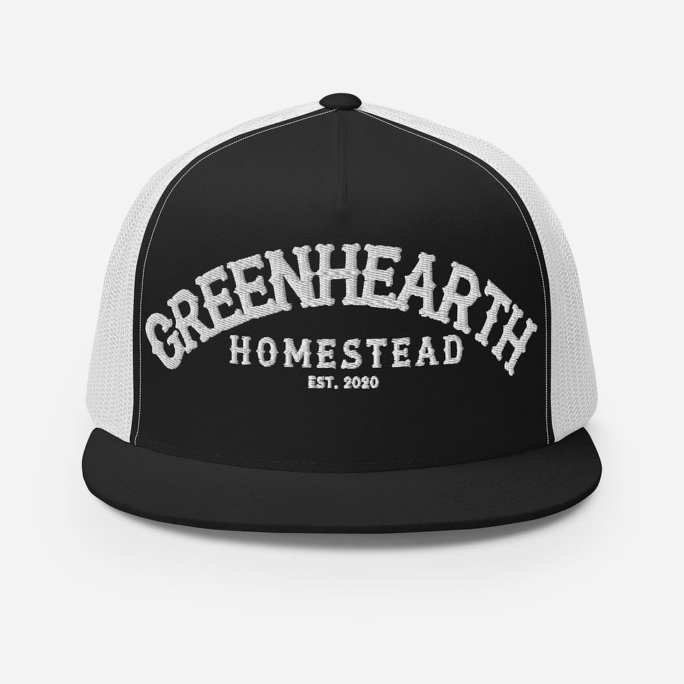 Thumbnail: GreenHearth Homestead Logo - Trucker Cap