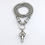Miniature : Men's New Viking Crow Head Dragon Bone Chain Necklace Nordic Mythical Crow Skull