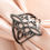 Miniature : Witch Knot Stainless Steel Ring Wiccan Cross Celtics Knot Women Men Rings Witchc