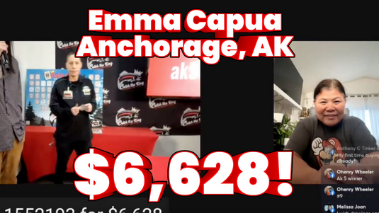 Emma Capua from Anchorage Wins $6,628 From Catch The King Alaska Lottery!