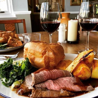 Sunday dinner in Clitheroe near Bowland Retreat Lodges