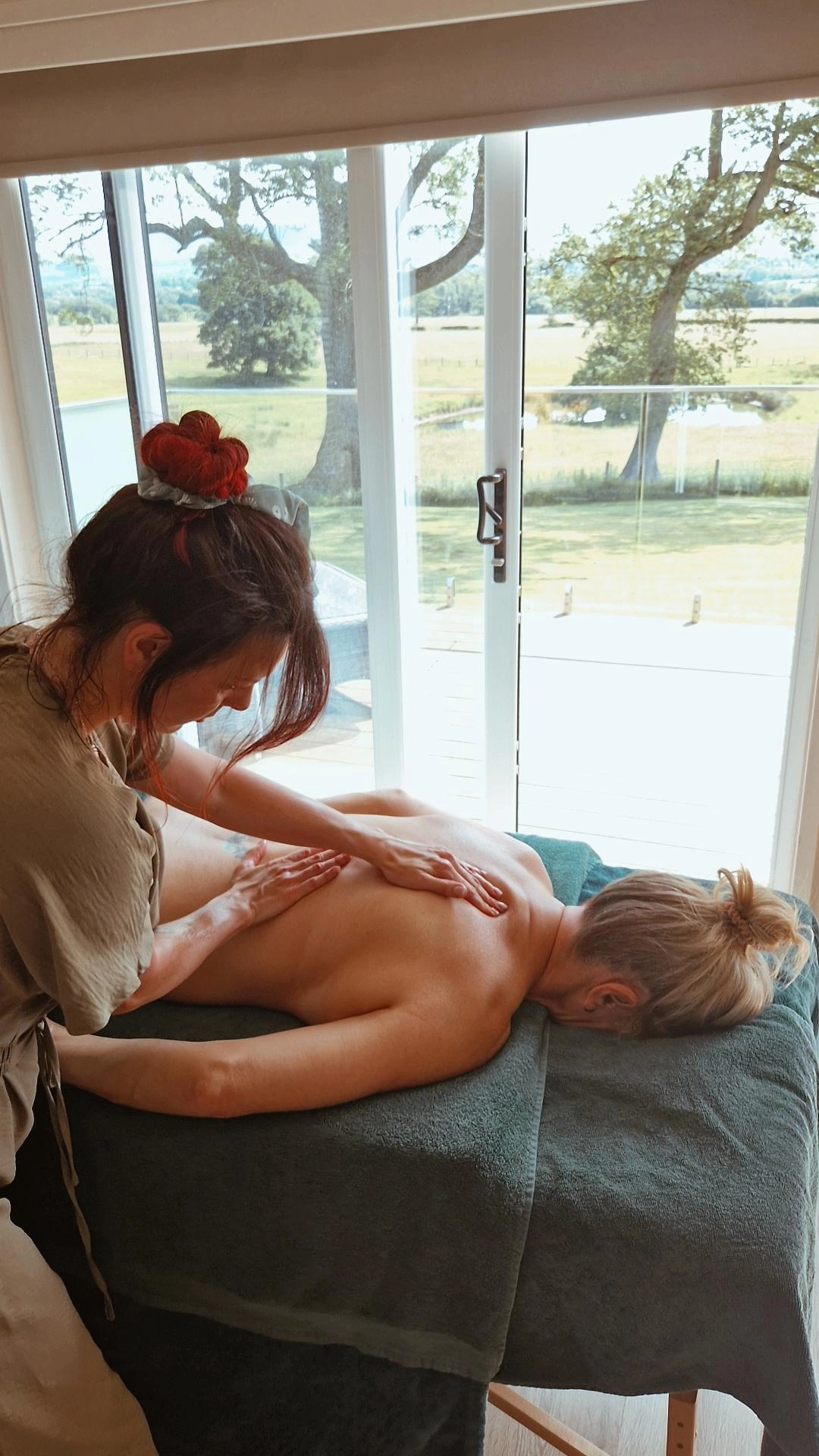 In -lodge massage therapy. Spa breaks in the North West with a difference