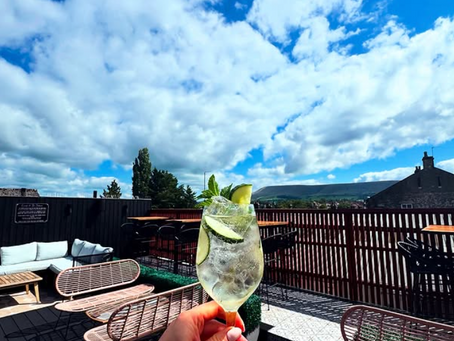 beer gardens, rooftop bars and wine bars near Clitheroe.