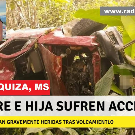 MADRE E HIJA GRAVEMENTE HERIDAS TRAS VOLCAMIENTO
