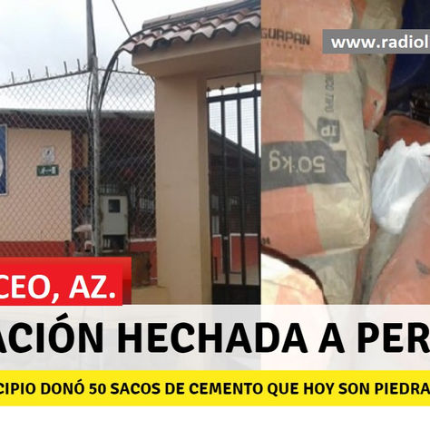 GUALACEO: DINERO PÚBLICO ECHADO A PERDER