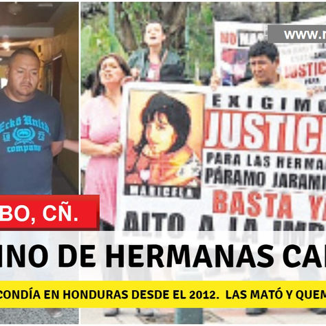 EL TAMBO: CAPTURADO ASESINO DE HERMANAS